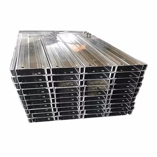 Light Weigh Galvanized Profiles C Shape Steel Purlin Cold Rolled Galvanized Steel C Purlin