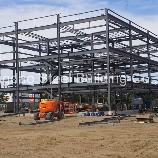 Prefabricated Warehouse Modern Metal Material Steel Structure High Rise Construction Building